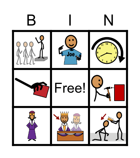 Coronation of King Charles III Bingo Card