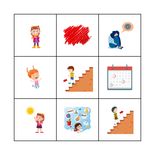 "Sometimes" Bingo Card