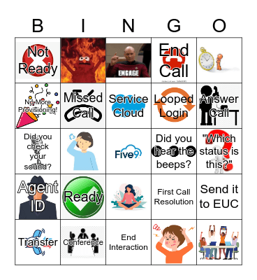 Five9 Bingo Card