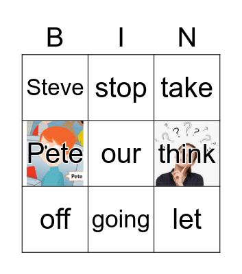 DL GR2 U3 Week3 Sight Bingo Card