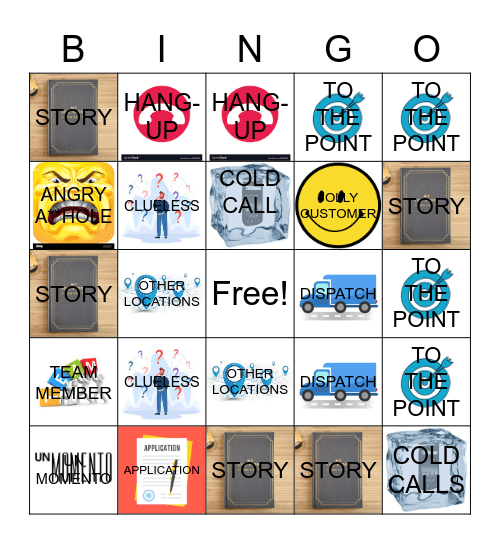 CALLER Bingo Card
