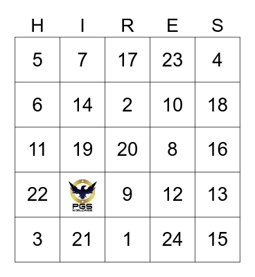 Hires This Week Bingo Card