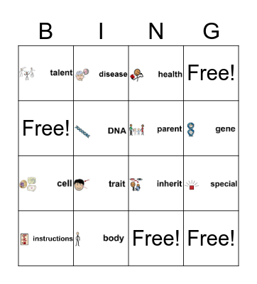What Makes You, You? Bingo Card