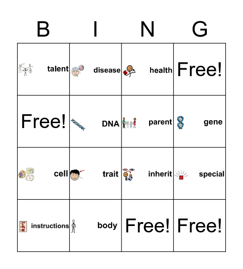 What Makes You, You? Bingo Card