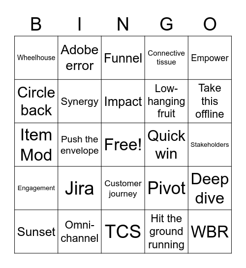 GNPSICS BINGO! Bingo Card