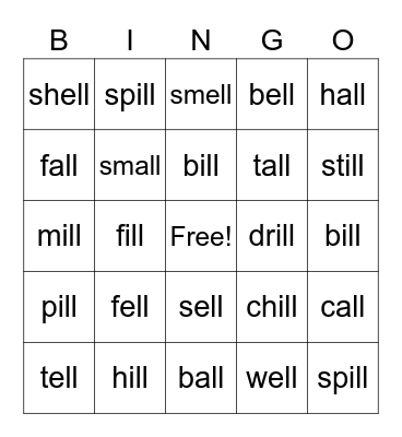 Red Group Bingo Card