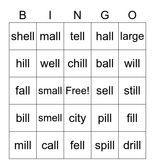 red Bingo Card