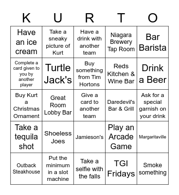 Kurt's Broccoli Bach 🥦 Bingo Card