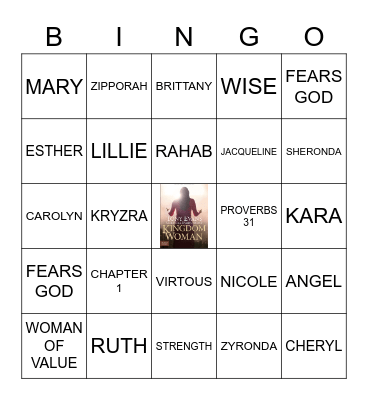KINGDOM WOMAN Bingo Card