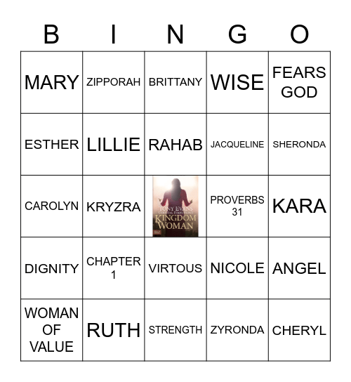 KINGDOM WOMAN Bingo Card