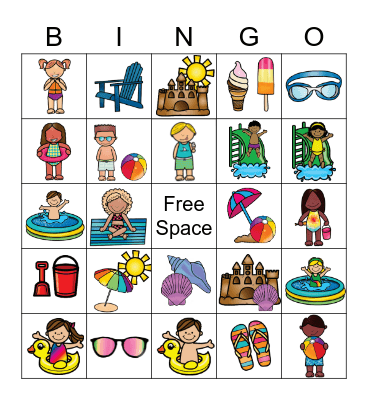 Summer Fun Bingo! Bingo Card