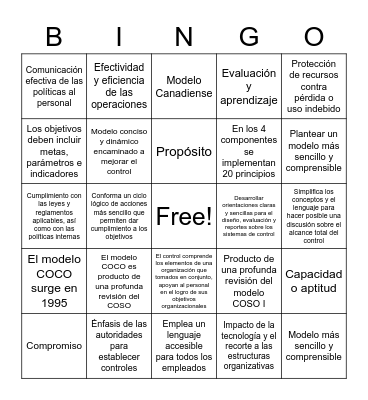 Modelo Coco Bingo Card