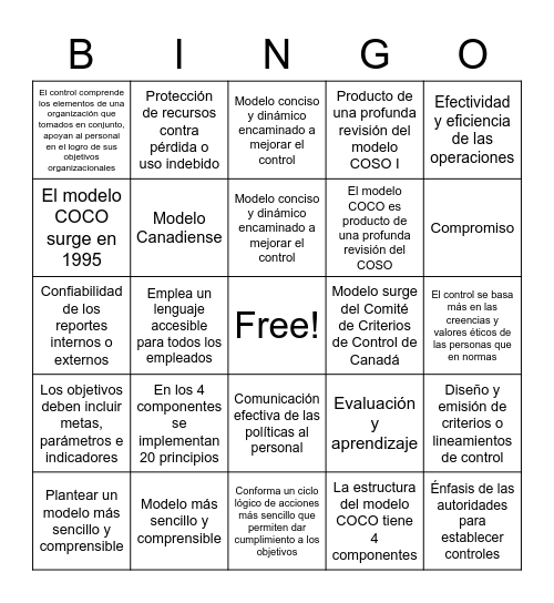 Modelo Coco Bingo Card