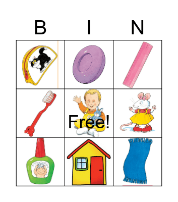 Can you see? Bingo Card