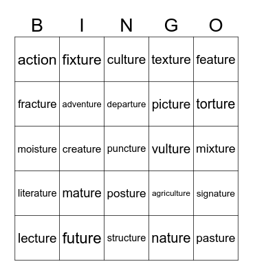 SIPPS - ture Bingo Card