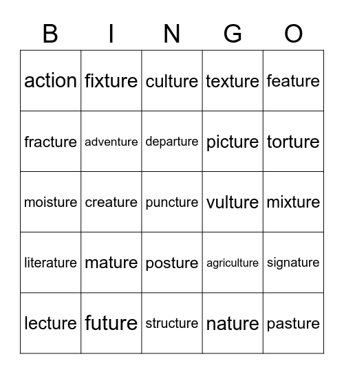 SIPPS - ture Bingo Card