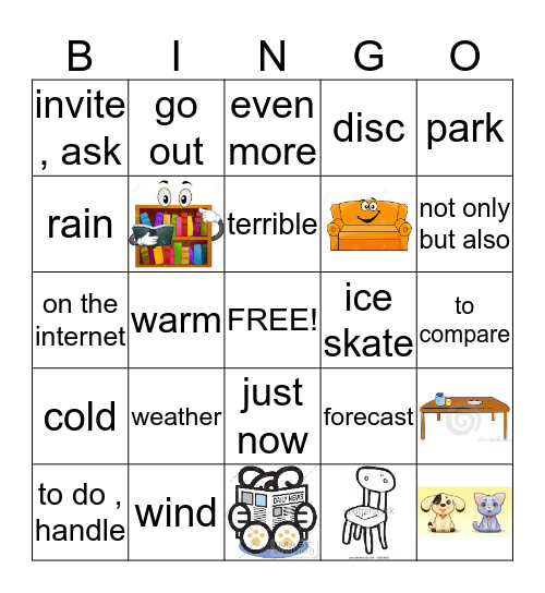 apartment bingo  Bingo Card