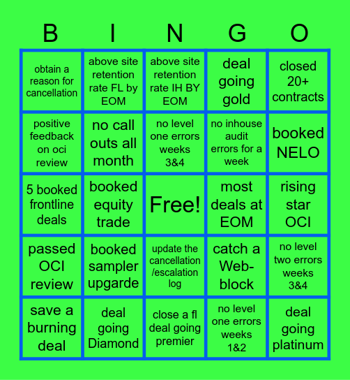 MAY QAS BINGO Card