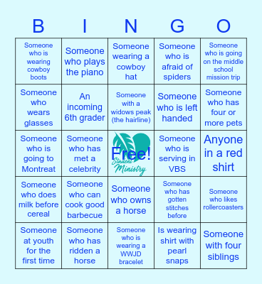 Summer Kickoff Bingo Card