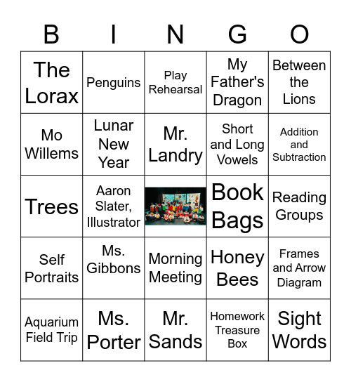 Grandparents and Special Friends Day Bingo 2023 Bingo Card