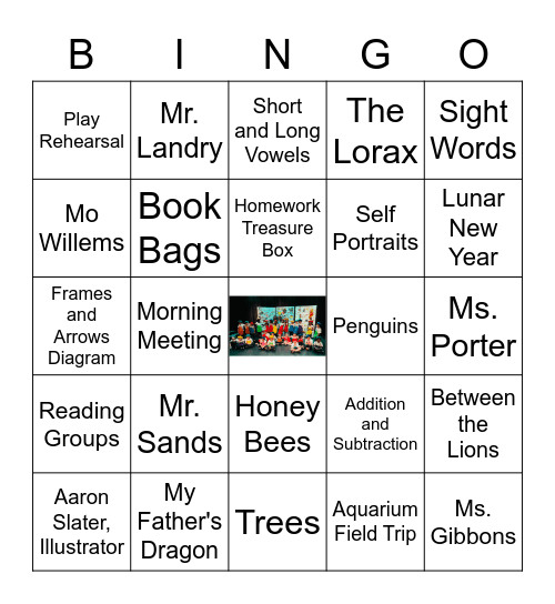 Grandparents and Special Friends Day Bingo 2023 Bingo Card