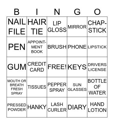 WEDDING BINGO Card