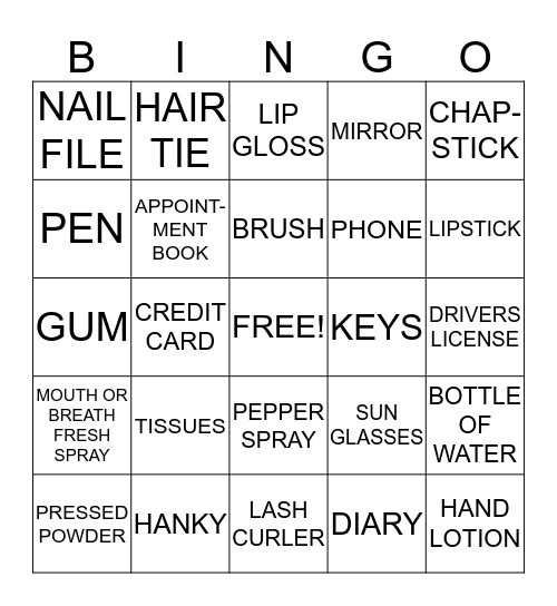 WEDDING BINGO Card