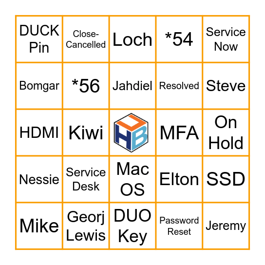 The HUB at CSU Bingo Card