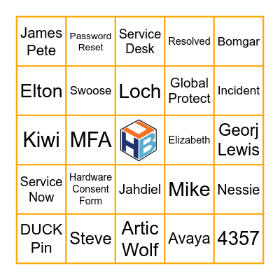 The HUB at CSU Bingo Card