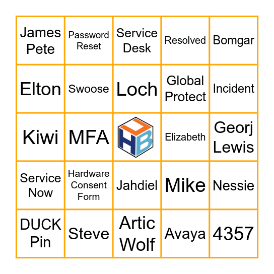 The HUB at CSU Bingo Card