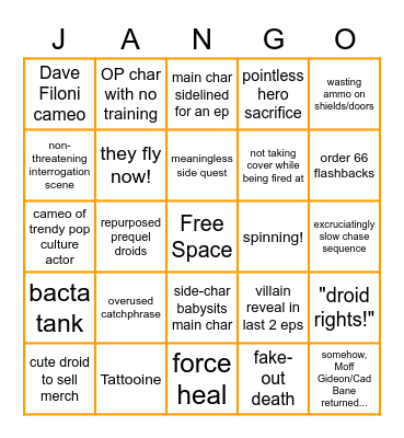 Ashoka Bingo Card