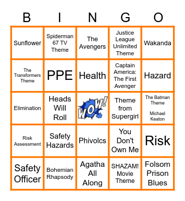 1-25 Bingo Card