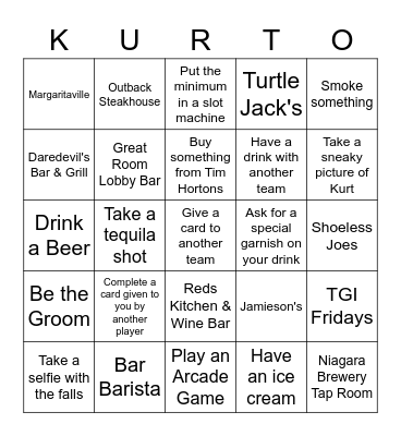 Kurt's Broccoli Bach 🥦 Bingo Card