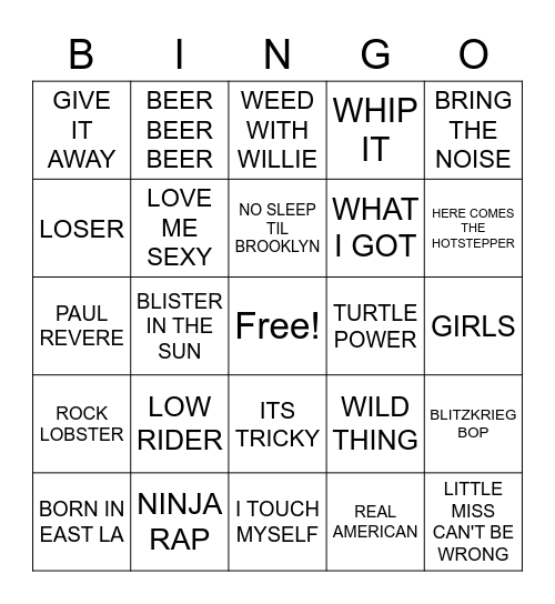 GATORS COVER ALL Bingo Card