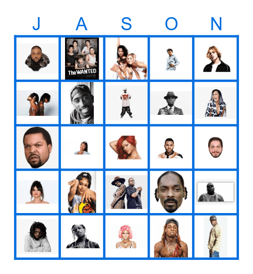 Jason's Birthday Bingo! Bingo Card