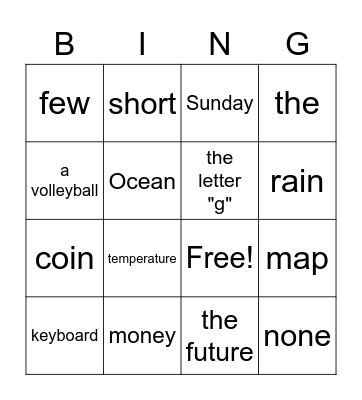 Big Brained Riddles Bingo Card