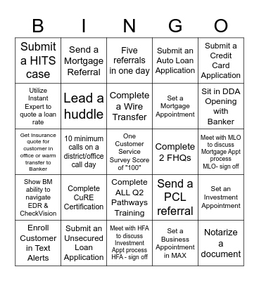 CEB BINGO Card