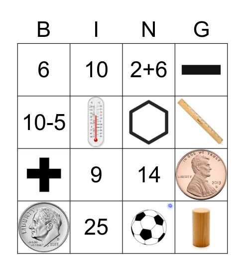 Kindergarten End of Year BINGO Card