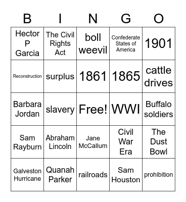 Spring ACP Bingo Card