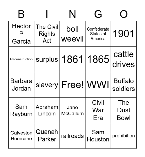 Spring ACP Bingo Card