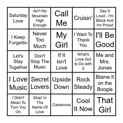 VIBE BINGO ROUND 1 Bingo Card