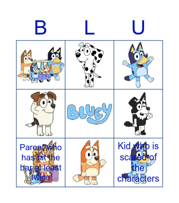 Bingo's Bingo Card