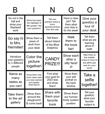 Be Our Guest Day 2023!!! Bingo Card
