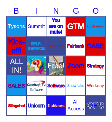 Go-To-Market Bingo Card
