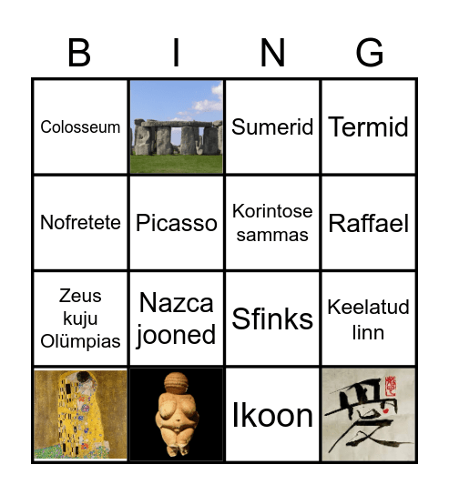 Untitled Bing Bingo Card