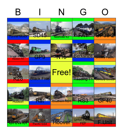 Best of 1986 Bingo Card