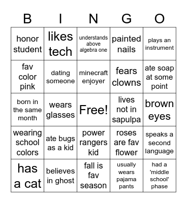 Madi's graduation garden party! Bingo Card