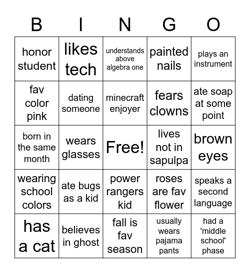 Madi's graduation garden party! Bingo Card