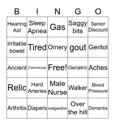 Sherwin's 40th Birthday Bingo Card