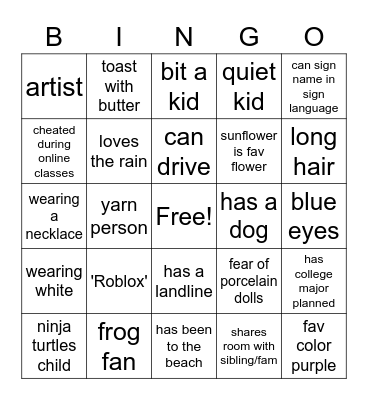 Madi's graduation garden party! Bingo Card